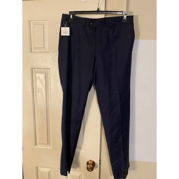 Indochino Men's Navy Blue Dress Pants SZ-52, NWT - Picture 2 of 7
